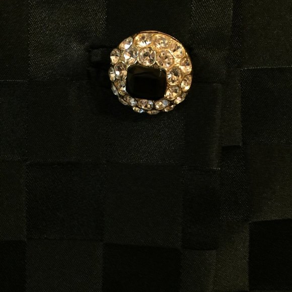 J S Boutique Black Cocktail Evening Sheath Dress & Matching Jacket Size 10 - Picture 6 of 11